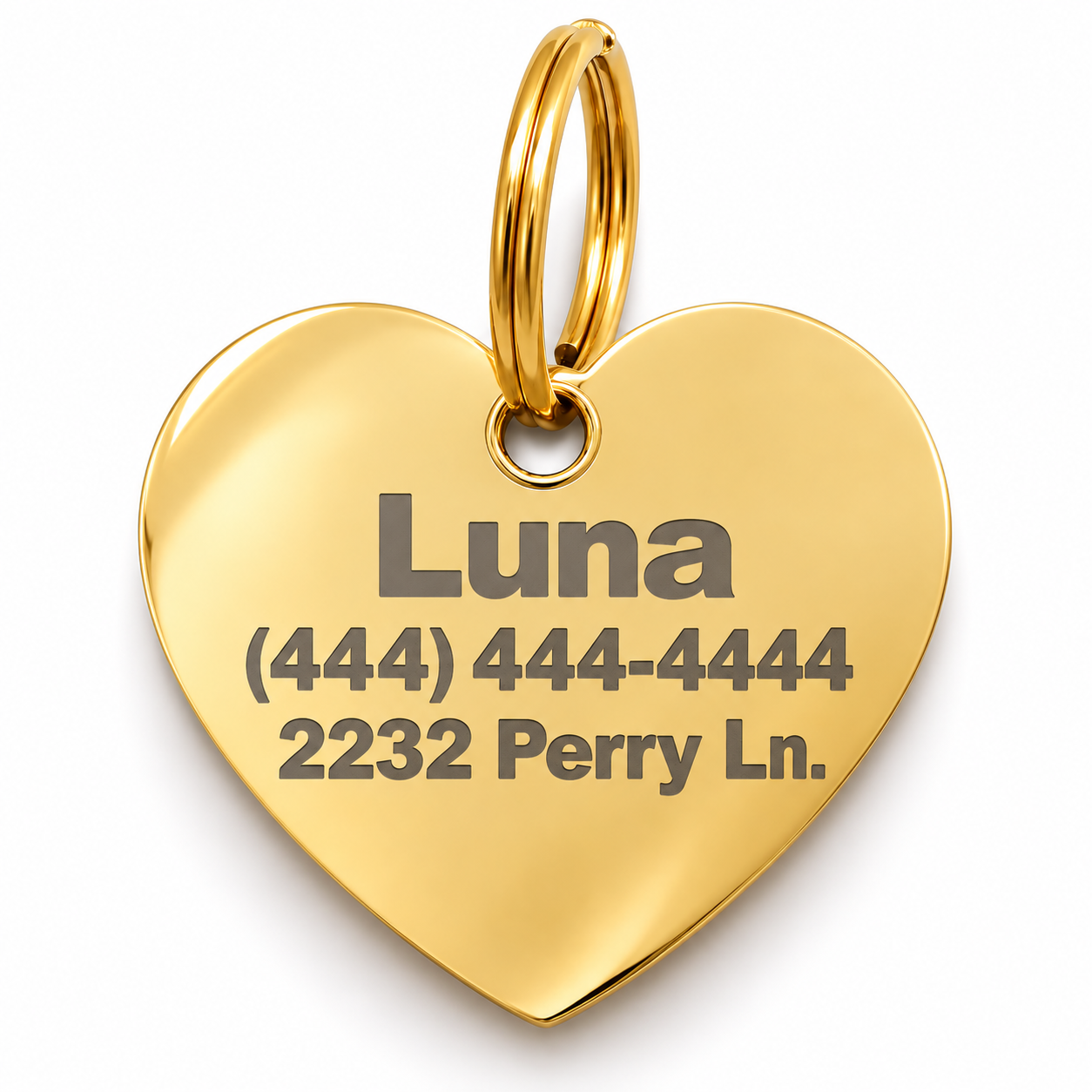 Pink Heart Tag