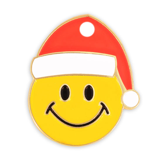 Smiley Santa Tag