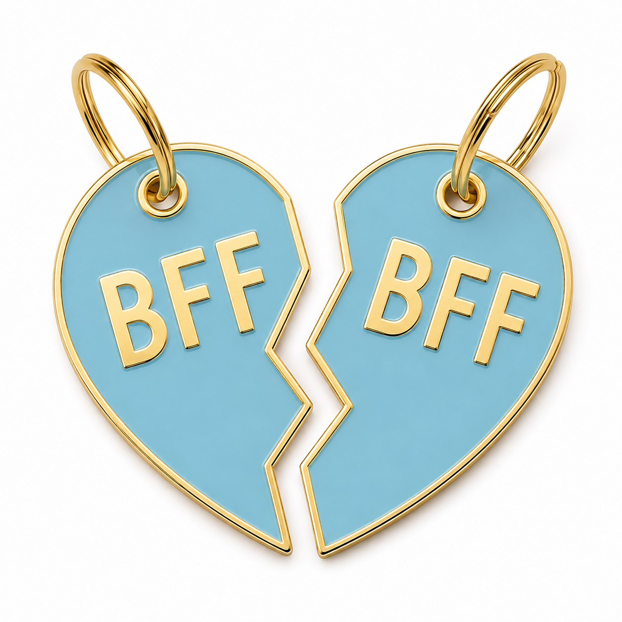BFF Tags Blue (set of 2)