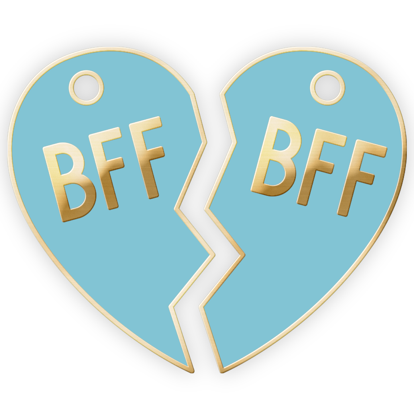 BFF Tags Blue (set of 2)