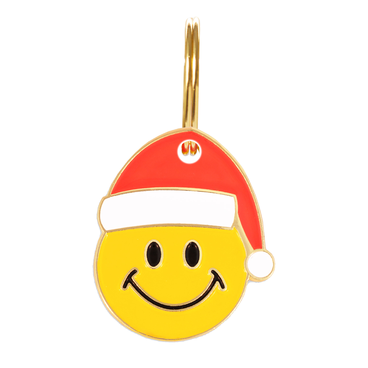 Smiley Santa Tag