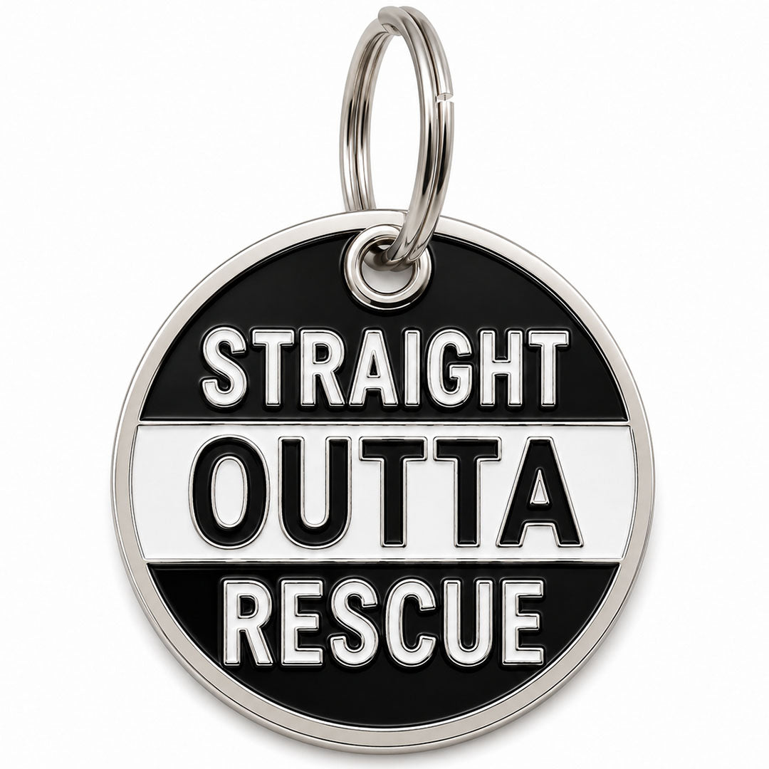 Straight Out of Rescue Tag