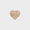 Feed Me Snacks Heart Tag - pink and gold enamel pet id tag says feed me snacks| trill paws