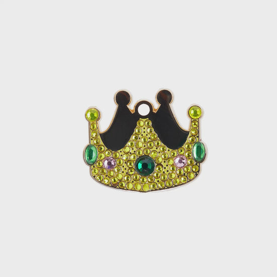 Bling Crown Tag